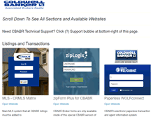 Tablet Screenshot of ourcoldwellbanker.com